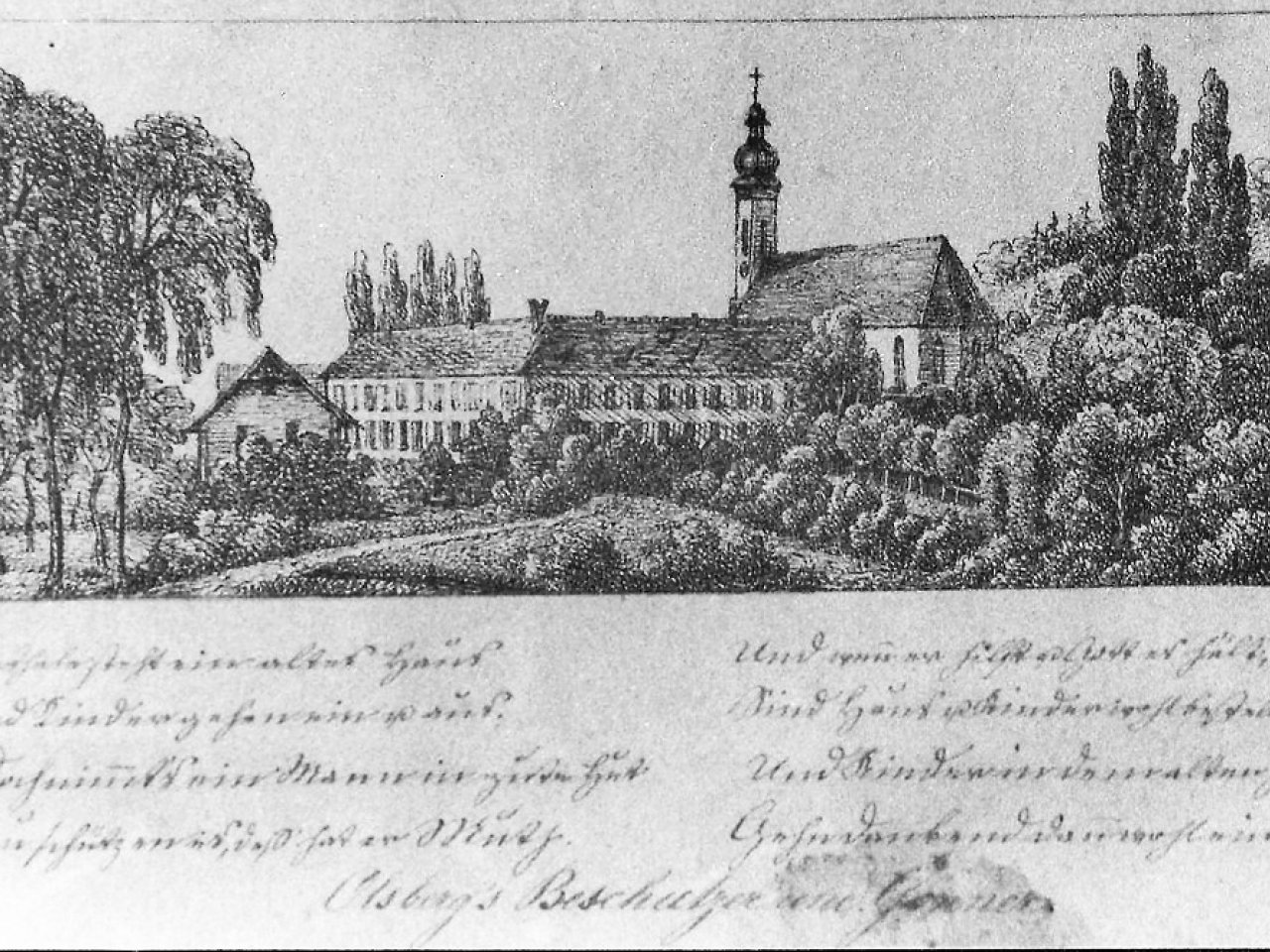 Bild vom alten Kloster in Olsberg